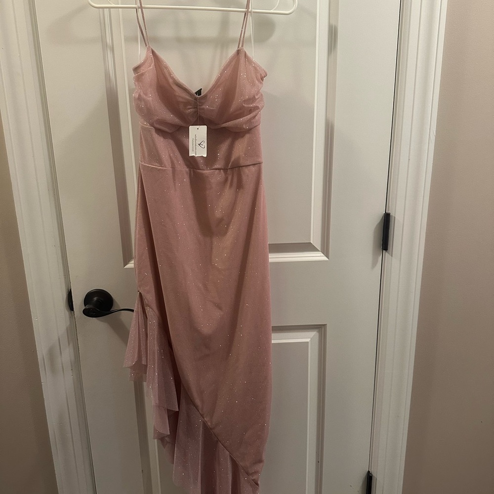 Sparkly Rose Midi Dress
